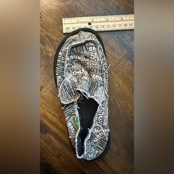 Sanuk Kids Sidewalk Surfers Vagabond Shoes Size 12 - Picture 5 of 8